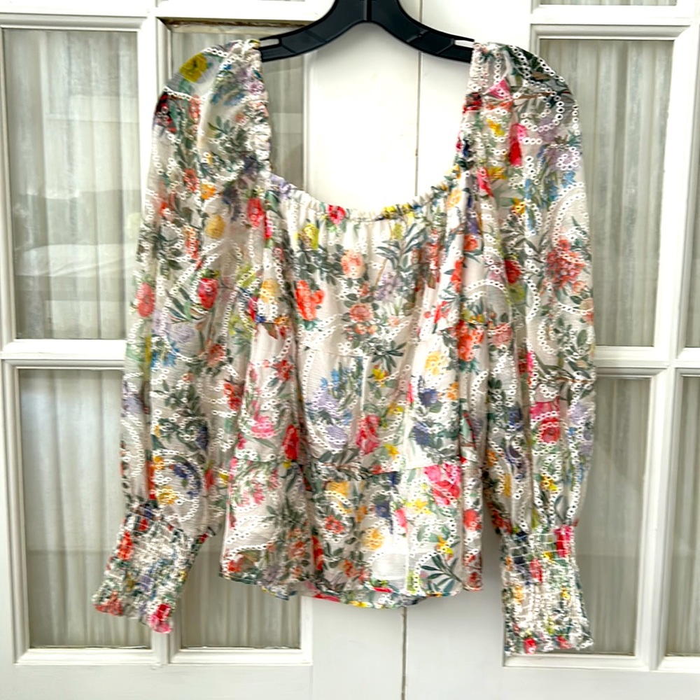 Alice & Olivia floral top